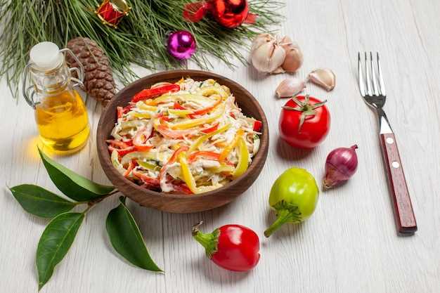 Подготовка ингредиентов и подбор продуктов для салата